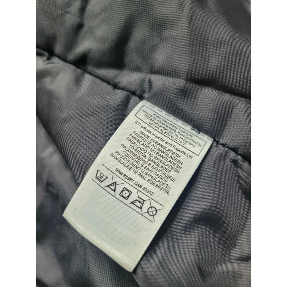 Adidas Black Full Zip Hooded Winter Jacket Youth Large‎